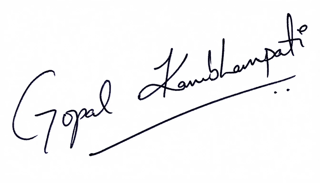 Gopal Kambhampati signature